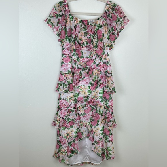NWT Wayf women’s floral Lira midi Dress. Size Medium - Picture 3 of 12